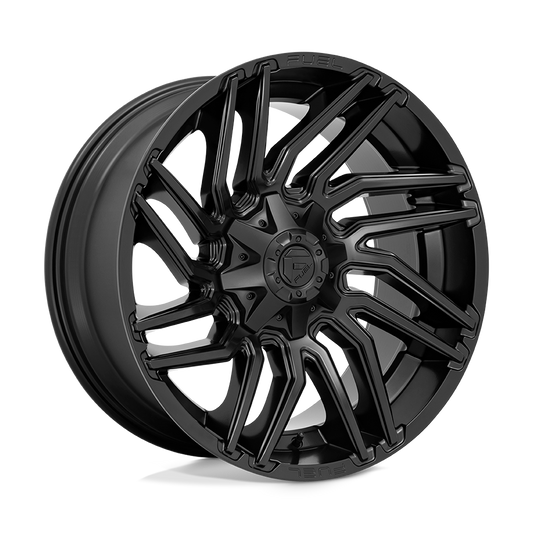 Fuel 1PC D775 TYPHOON MATTE BLACK Wheel 22x10 8X180mm -18 124.2mm