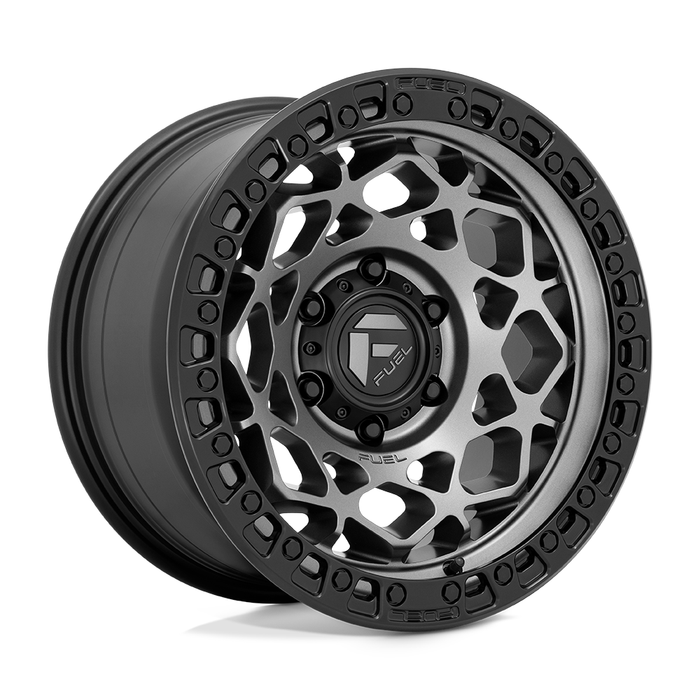 Fuel 1PC D784 UNIT GUNMETAL W/ MATTE BLACK RING Wheel 17x9 5X127mm -12 71.5mm