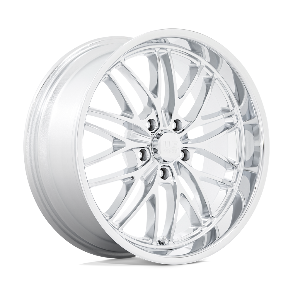 US Mag 1PC U140 SANTA CRUZ CHROME Wheel 22x9 5X127mm +15 78.1mm