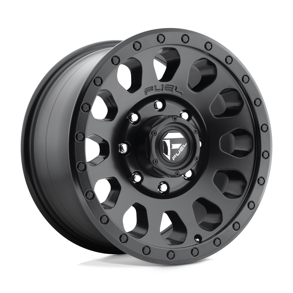 Fuel 1PC D579 VECTOR MATTE BLACK Wheel 18x9 8X165.1mm +1 125.1mm