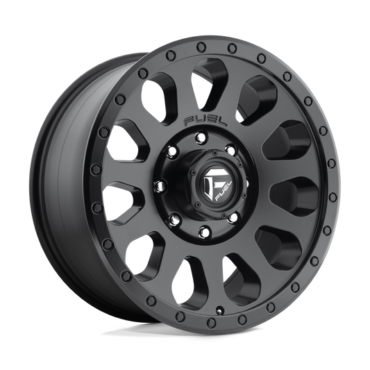 Fuel 1PC D579 VECTOR MATTE BLACK Wheel 16x8 5X114.3mm +20 72.56mm