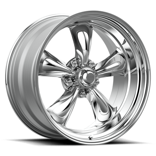 American Racing Vintage VN515 TORQ THRUST II 1 PC POLISHED Wheel 17x8 5X114.3mm -11 83.06mm