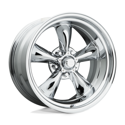 American Racing Vintage VN615 TORQ THRUST II 1 PC CHROME Wheel 18x9 5X114.3mm +0 83.06mm