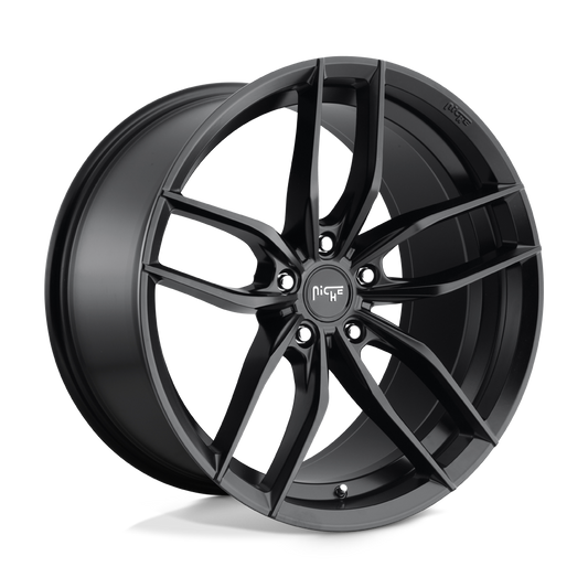 Niche 1PC M203 VOSSO MATTE BLACK Wheel 17x8 5X114.3mm +40 72.56mm