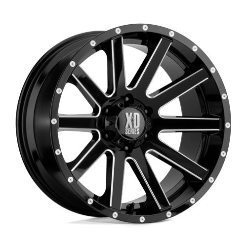 XD818 20X10 5X5.0 G-BLK MILL -24MM