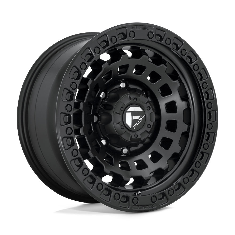 Fuel 1PC D633 ZEPHYR MATTE BLACK Wheel 17x9 6X139.7mm -12 106.1mm