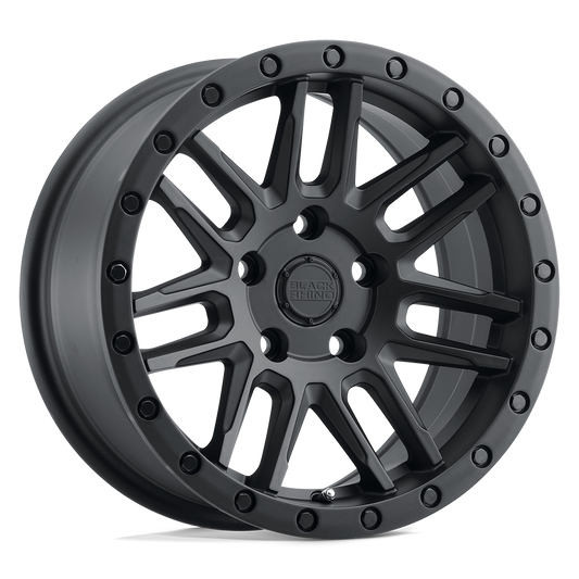 Black Rhino Hard Alloys ARCHES MATTE BLACK Wheel 18x8 5X108mm +30 76.1mm