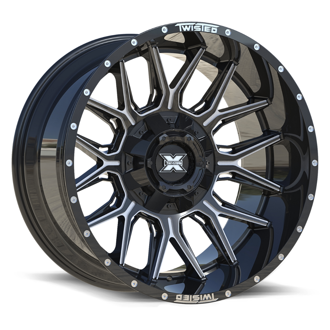 TW1 22x12 8x165.1/8x170 ET-44 125.2 bore Wheel