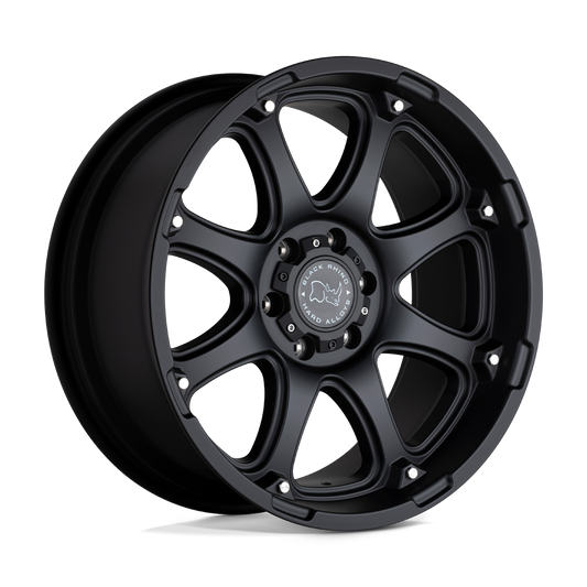 Black Rhino Hard Alloys GLAMIS MATTE BLACK Wheel 17x9 6X139.7mm -12 112.1mm