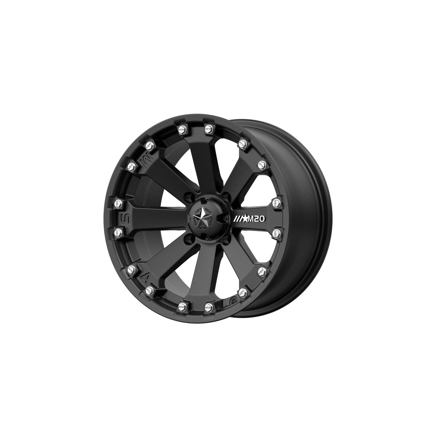 KORE UTV 14X7 4X110 MATTE BLACK 00MM