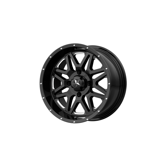 VIBE UTV 14X7 4X137 MILLED G-BLACK 00MM