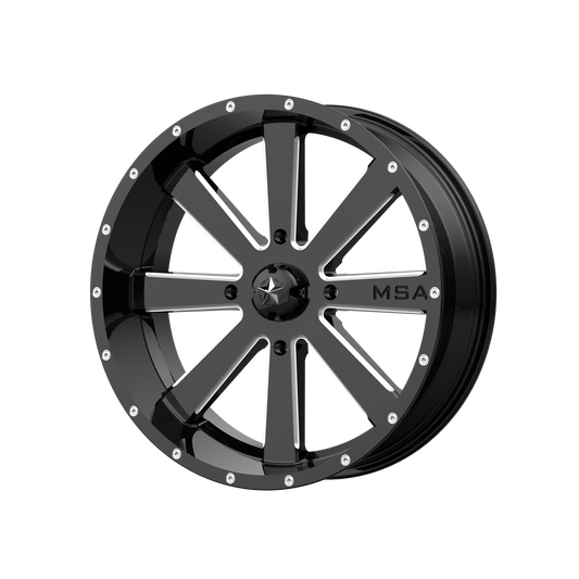 M34 FLASH UTV 22x7 4X156 ET0 132.00 bore Wheel