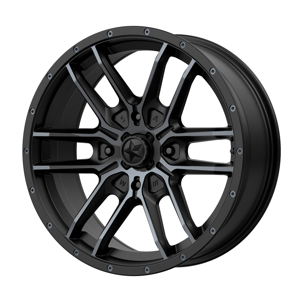 FANG UTV 14X7 4X137 S-BLK TTCC 10MM