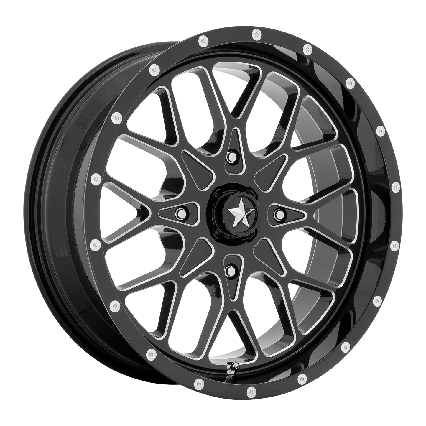 PORTAL UTV 24X7 4X137 112 G-BLK-MILL +0