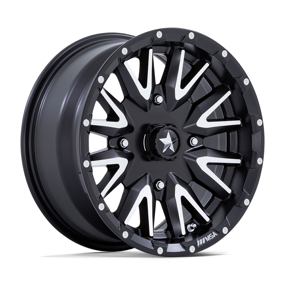CREED UTV 24X7 4X156 115 +0 M-BLK MCH