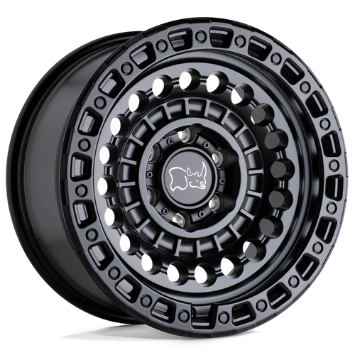 SENTINEL 17x8.5 8X6.5 ET-18 125.10 bore MATTE BLACK Wheel