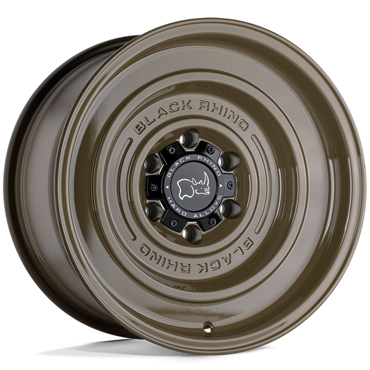 Black Rhino Hard Alloys SOLID GLOSS ALLIGATOR GREEN Wheel 17x9.5 5X127mm -18 71.5mm