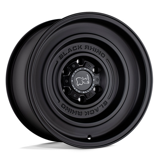 Black Rhino Hard Alloys SOLID MATTE BLACK Wheel 17x9.5 6X139.7mm -12 112.1mm
