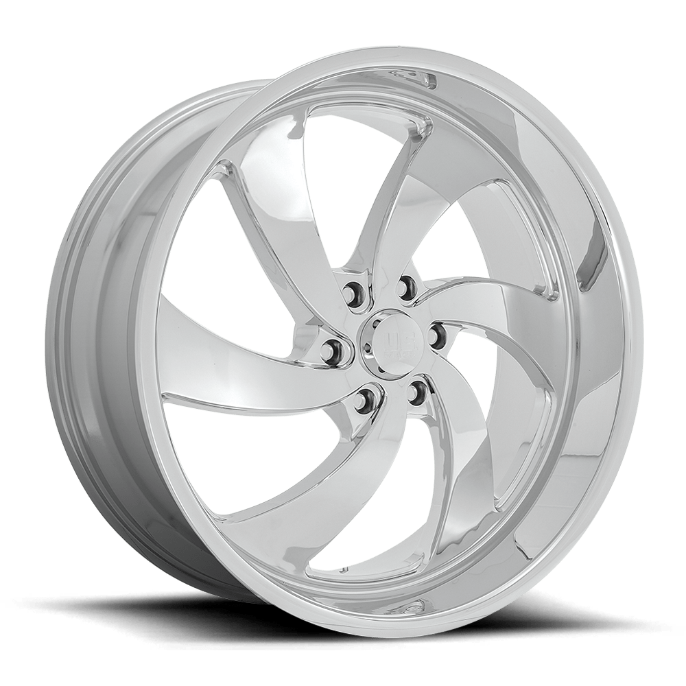 US Mag 1PC U132 DESPERADO CHROME Wheel 24x10 6X139.7mm +25 78.1mm