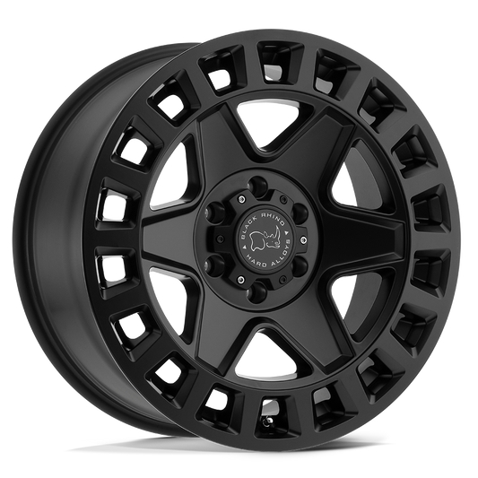 Black Rhino Hard Alloys YORK MATTE BLACK Wheel 17x9 6X139.7mm -12 112.1mm
